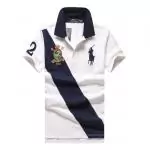 polo ralph lauren t-shirt en coton et stretch slim fit blanc assorted colors